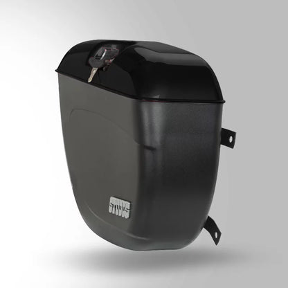 STUDDS SAFARI BOX WITH UNIVERSAL FITMENTS BLACK FITS ALL BIKE