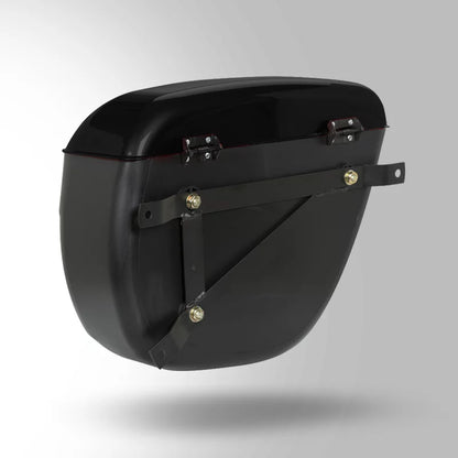 STUDDS Safari Box with universal fitting – black motorcycle top case