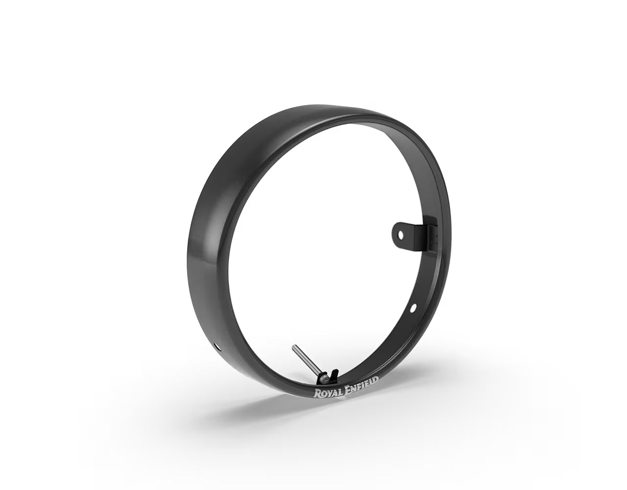 Royal Enfield Black Aero Visor KXA00089 mounted for Classic 350