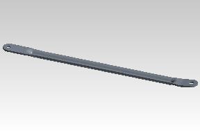 Royal Enfield RAG00076/B front mudguard stay – matt black – Classic 350
