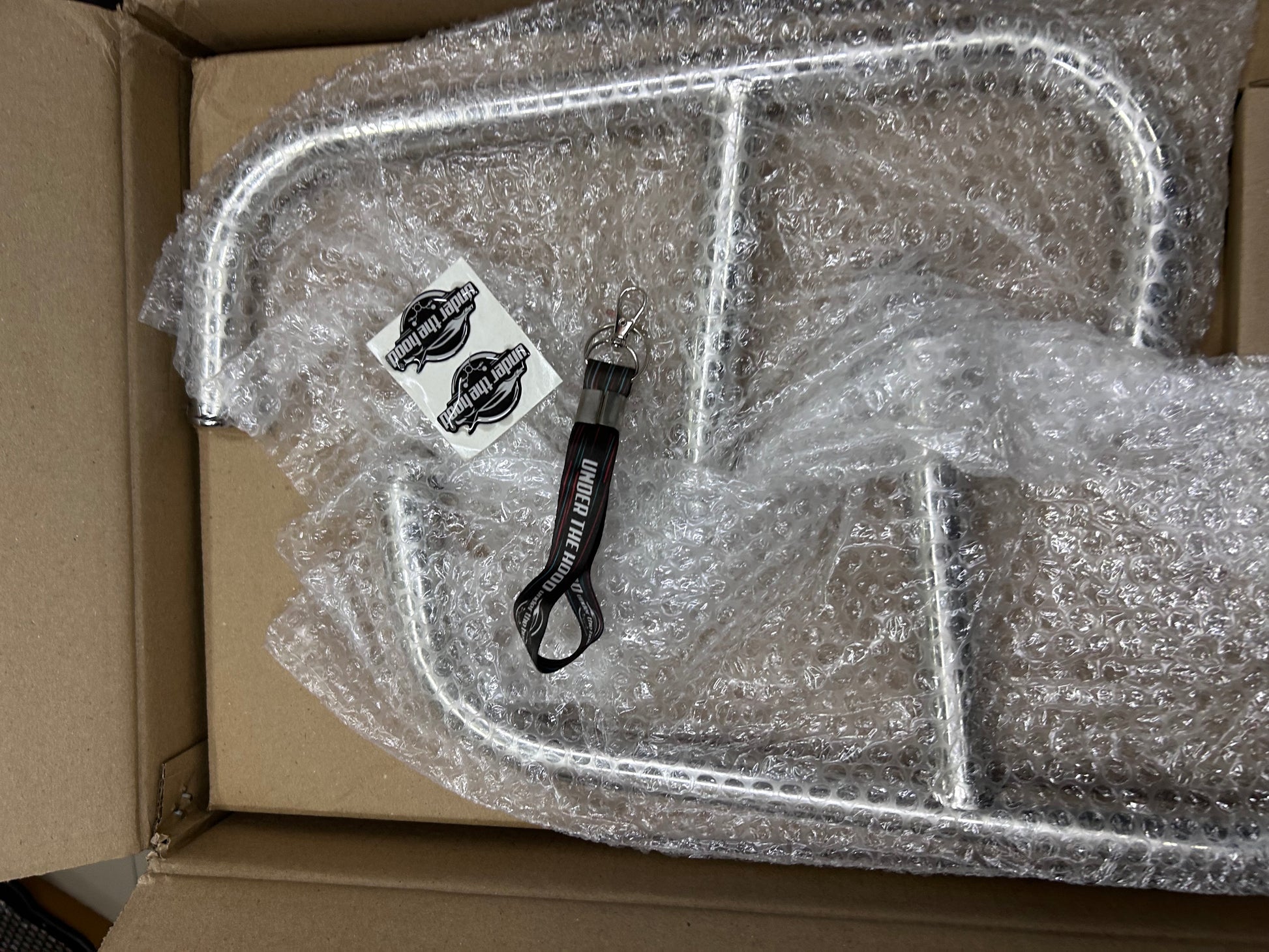 Buy genuine Royal Enfield 1990504 Silver Large Engine Guards (stainless-steel crash guard) for Interceptor 650, Continental GT 650 and Bear 650.