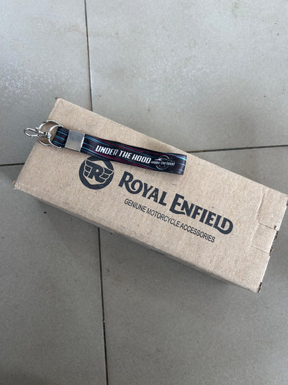 Royal Enfield Genuine Black Round Bar End Mirrors Pair KXA00461