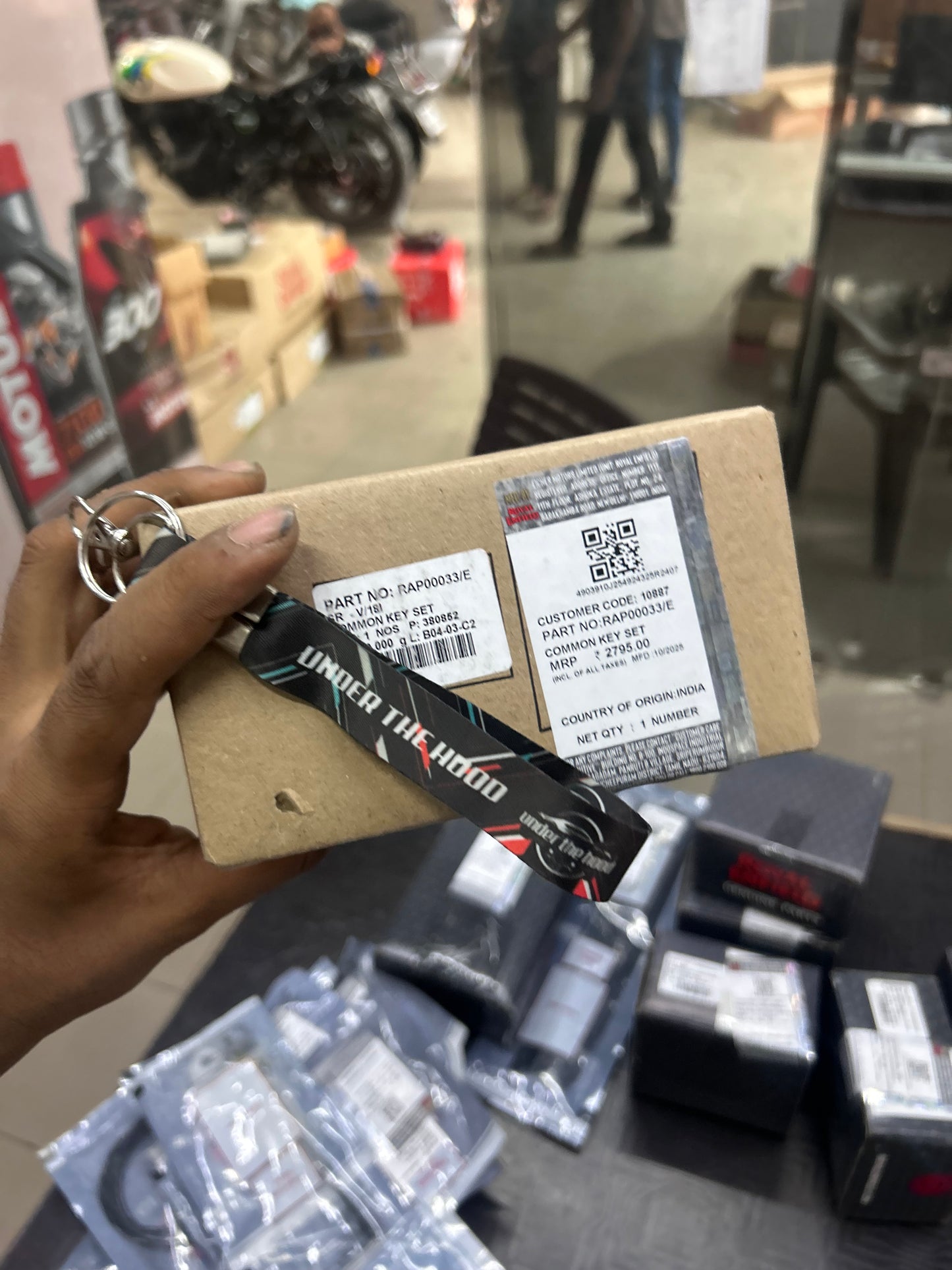 Royal Enfield RAP00033/B – Common Key Set for Himalayan 450 & Guerrilla 450 (BS6, Sherpa 452 Engine)