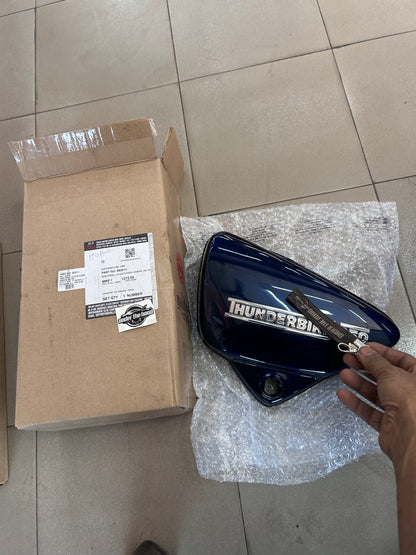 Side Panel LH with Sticker (Marine 350 VBI) for Royal Enfield Thunderbird 350 (NTB 350) – 882013