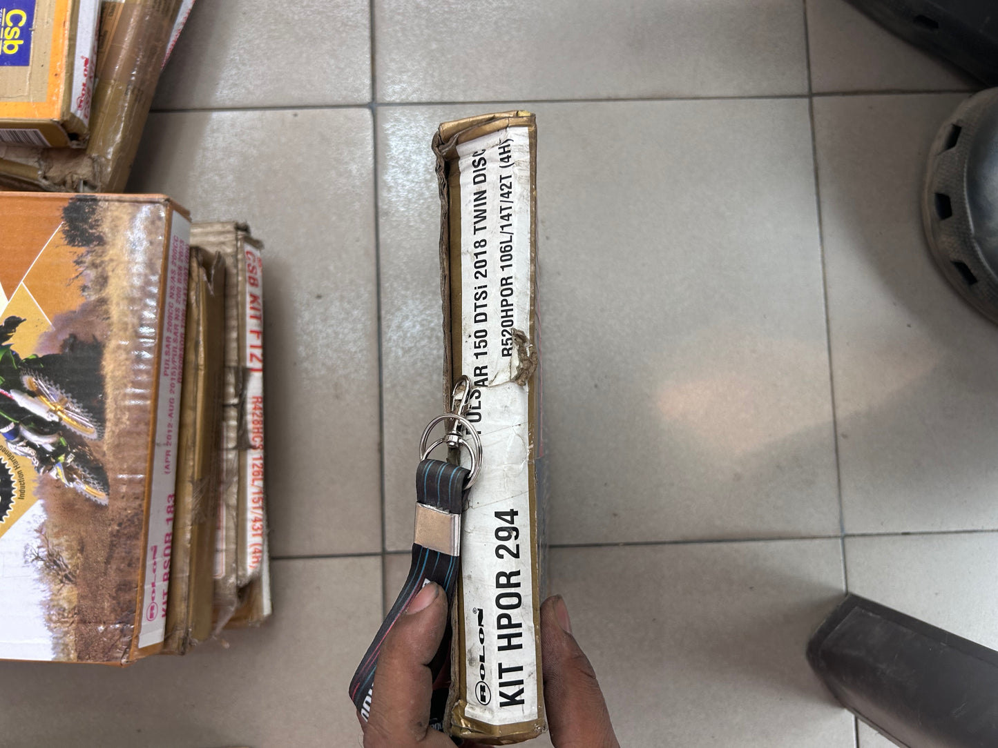 Rolon HPOR 294 Chain & Sprocket Kit for Bajaj Pulsar 150 DTS-i Twin Disc (2018-onwards) – 14T / 42T, 106-Link 520 O-Ring