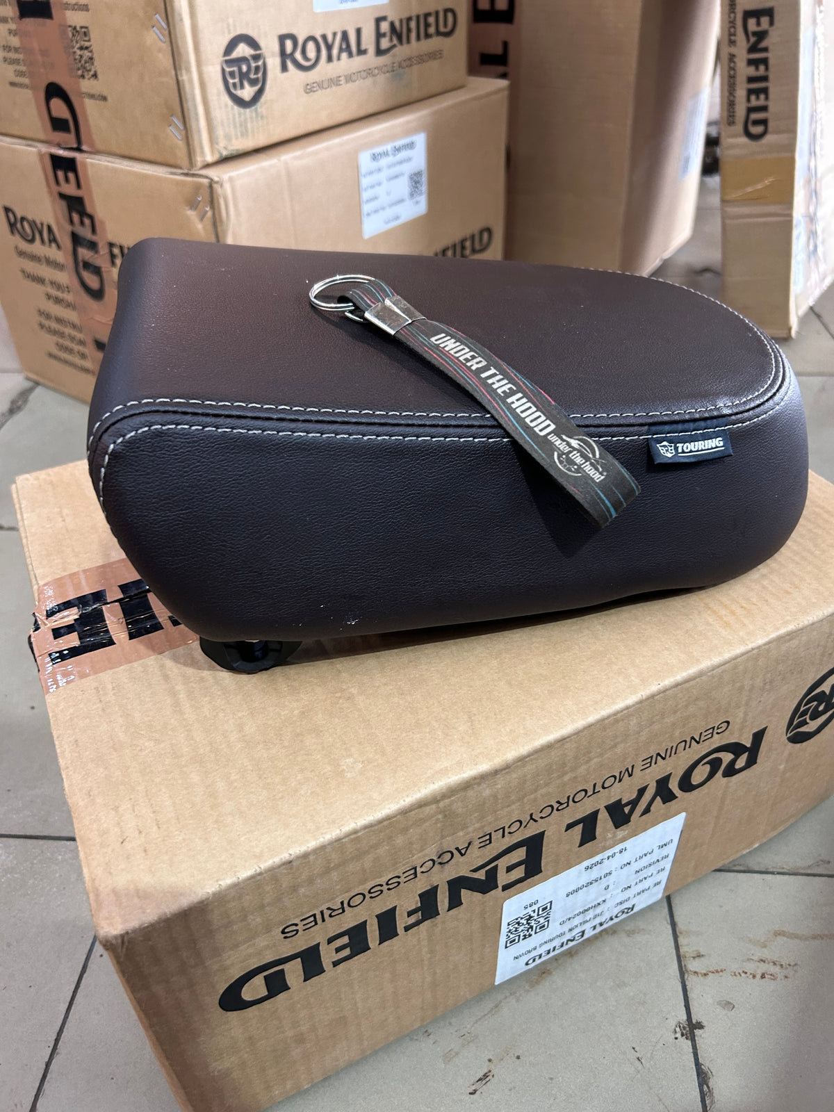 Royal Enfield Brown Touring Passenger Seat for Meteor 350 KXA00068