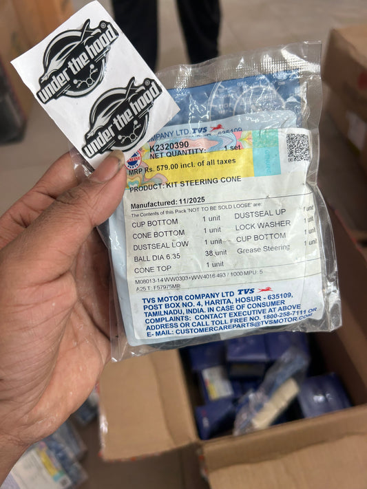 TVS Genuine Kit Steering Cone for TVS NTorq 125 (Carb/FI, XP) – Part No. K2320390