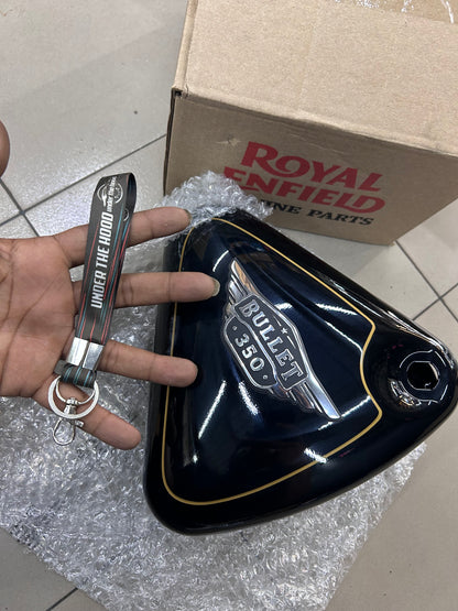 Genuine Royal Enfield Bullet 350 UCE (Kick Start) Air Filter Box Assembly with Sticker – Black – 801624