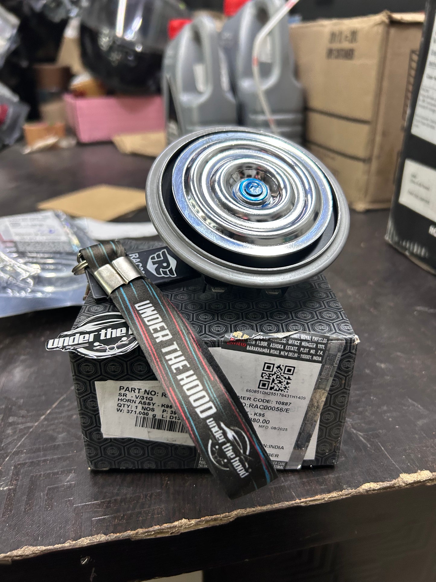 Royal Enfield RAC00056/E – Horn Assy K95 for Hunter 350, Meteor 350, Classic 350 Reborn & New Bullet 350 (BS6, J-Series)