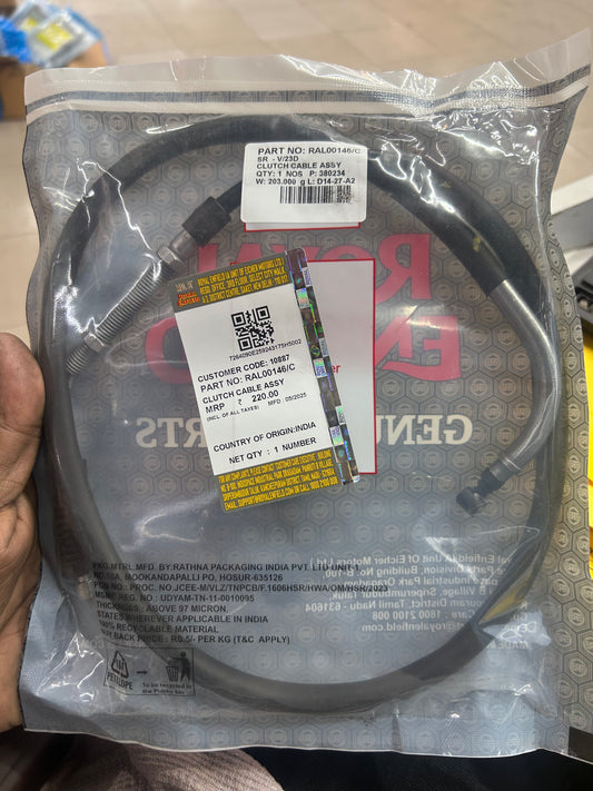 Royal Enfield Genuine Clutch Cable RAL00146/C for Hunter 350