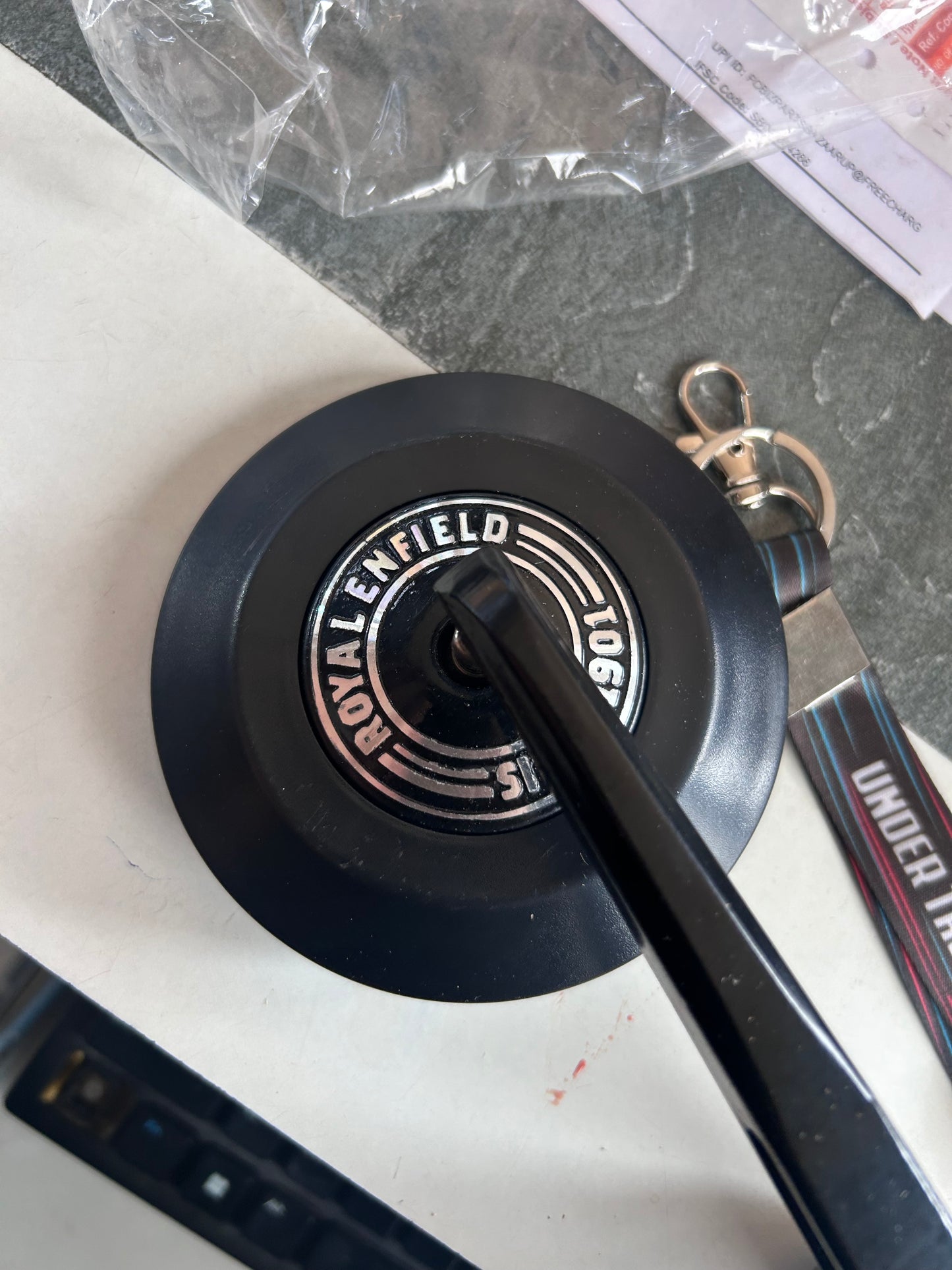 Premium GMA-Style Bar-End Touring Mirrors for Royal Enfield (Replica) – Under The Hood Edition