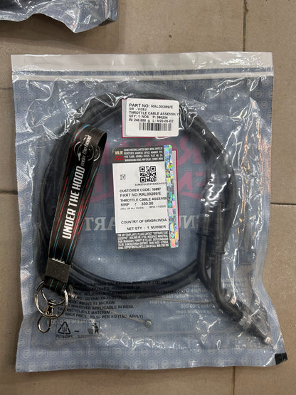 Royal Enfield RAL00289 – Throttle Cable Assembly / Accelerator Cable for Bear 650 – Genuine OEM