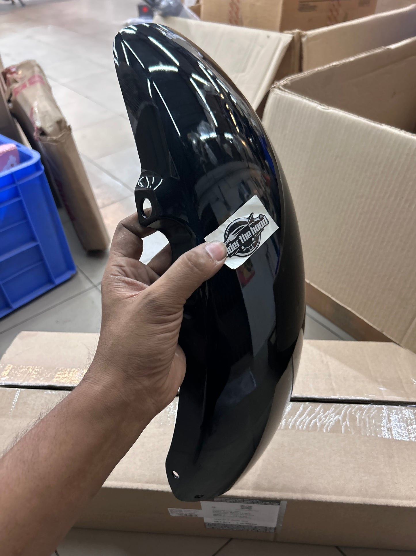 Royal Enfield RAG01116 – Mudguard, Front, Jet Black for Guerrilla 450 (BS6) – Genuine OEM