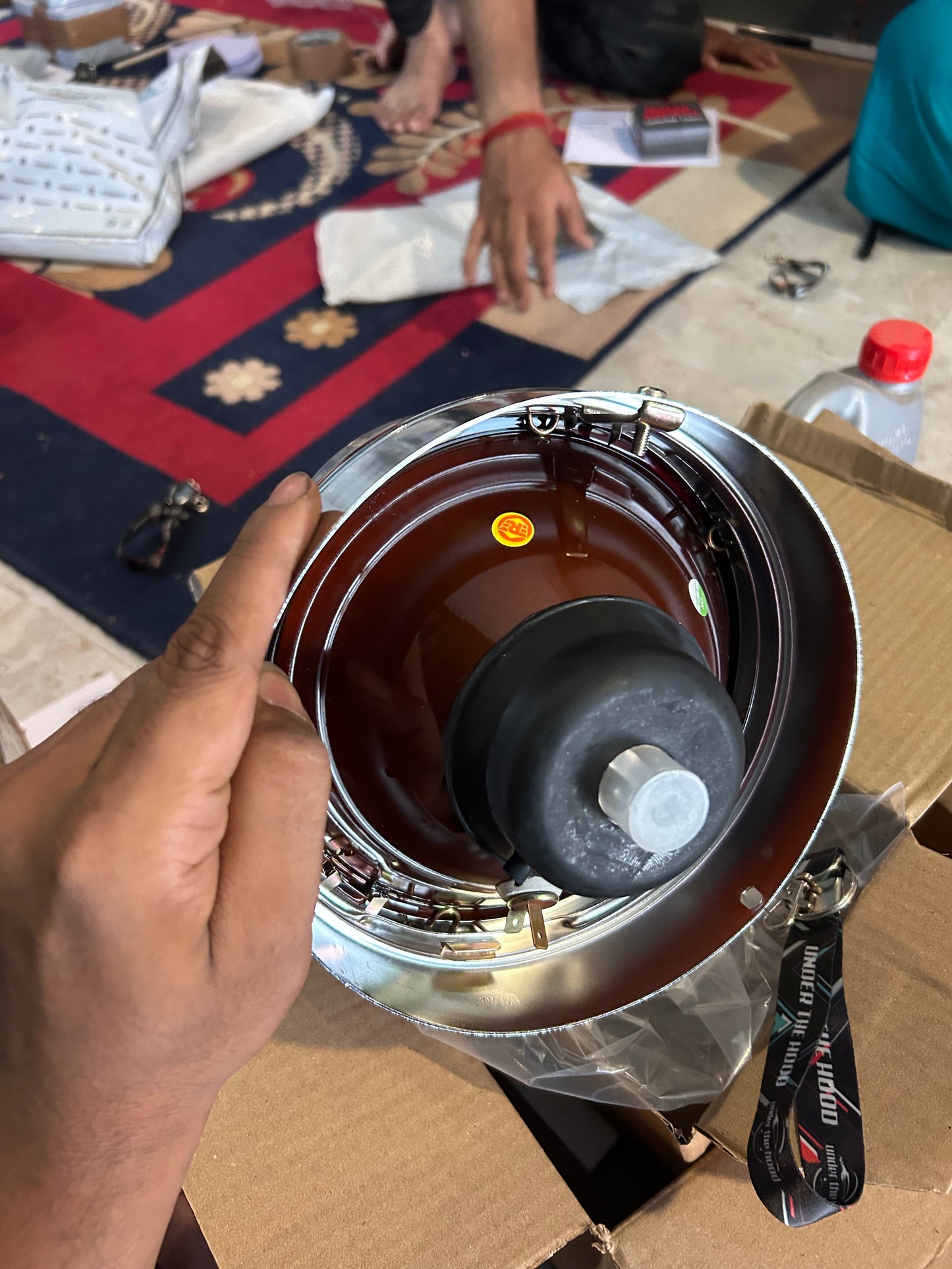 Royal Enfield 593263/E Head Lamp Assembly with Bulb – OEM Fit for Classic 350, Classic 500 & Bullet 350/500