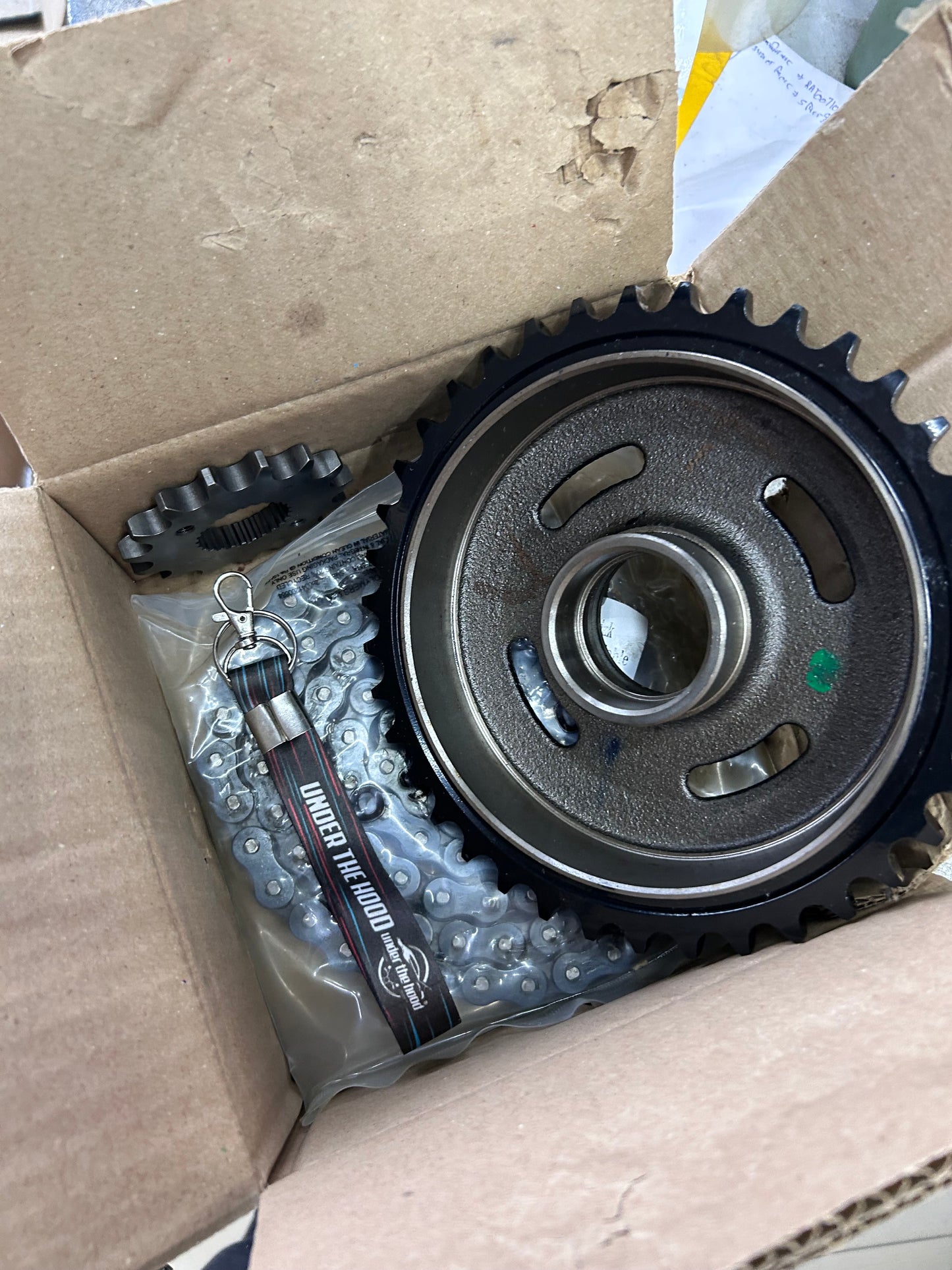 Royal Enfield 597463 - Chain Sprocket Kit (UCE | Single Disk) – Genuine OEM Replacement