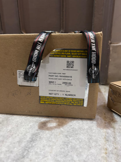 Royal Enfield Meteor 350 Headlamp Assembly with Bulb – Genuine OEM (RAN00041/B)