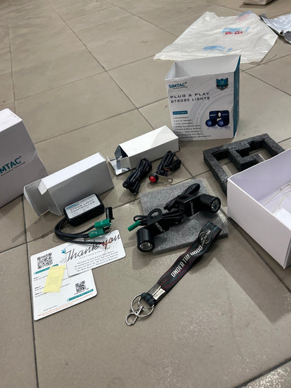 SIMTAC STROBE LIGHTS KIT | FOR BIKES | STB