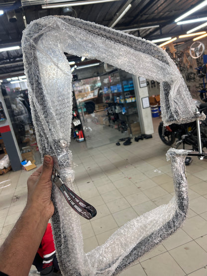 Royal Enfield 1990602 Black Trapezium Engine Guard (32 mm) — OEM Crash Bar for Classic/Bullet/Electra UCE