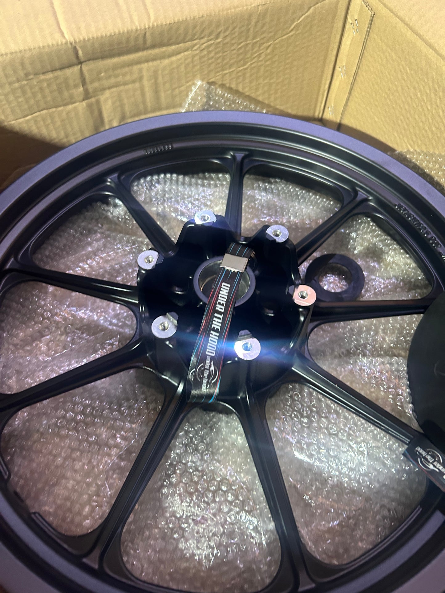 Original Royal Enfield Alloy Wheels (UCE Dual-Disc) — Front 19" 1120035/B + Rear 18" 1120040/B — Fits Classic 350/500 UCE & Thunderbird 350/500 (rear) — Genuine OE