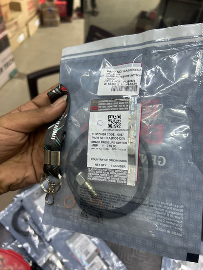 Royal Enfield Front Brake Pressure Switch Kit — Himalayan 450 & Guerrilla 450 (Sherpa 450, BS6.2/E5) — KAB00643/A