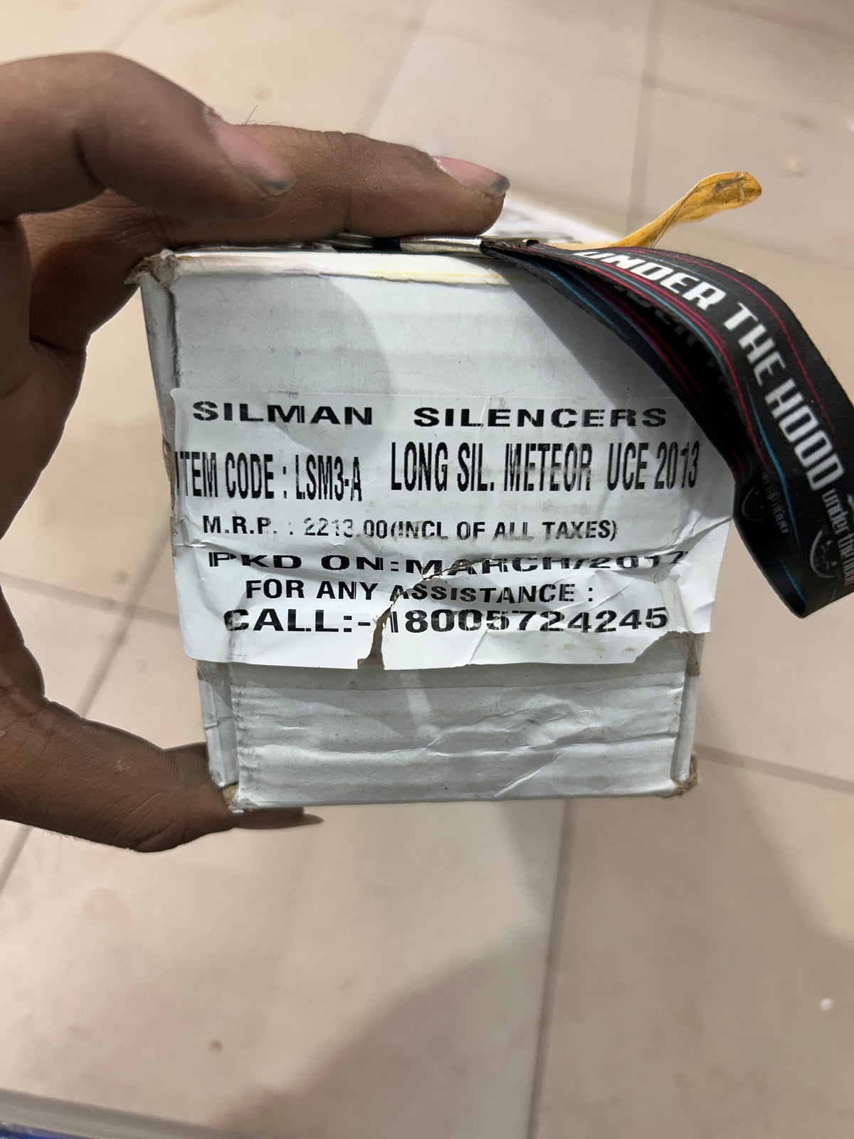 Silmen/Silman Short Punjab Silencer (Small Mouth, Chrome) – LSM3-A – For Royal Enfield Classic 350 Reborn & New Bullet 350 (2023+ J-Series)