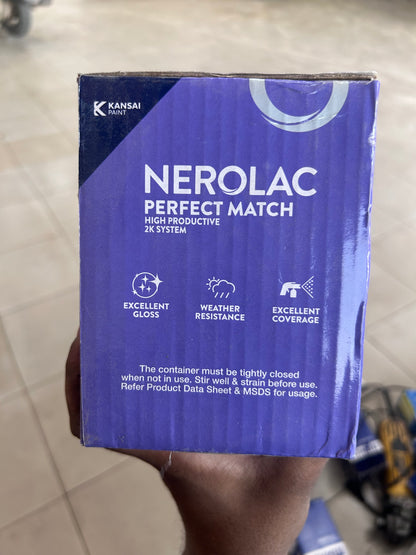 Nerolac Perfect Match PM 301 PU Matt Clear Coat – 1 Litre (Base 750ml + Hardener 250ml) | Premium Automotive Finish
