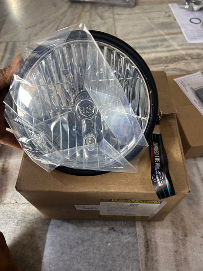 Royal Enfield RAN00126 / RAN00126/A – Headlamp Assembly with Bulb (Black Housing) for Hunter 350 BS6 (J-Series) – Genuine OEM Headlight