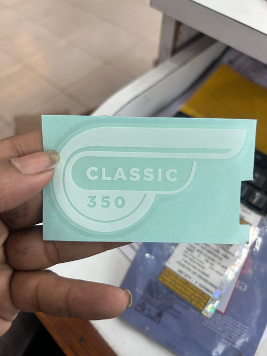 Royal Enfield 590327/A Left Toolbox Sticker – OEM LH Decal for Classic 350 UCE (Japan Made)