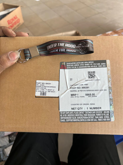 Royal Enfield 888291 — Barrel & Piston with Rings Assembly – UCE 535 for Continental GT 535 (UCE 535) — Genuine OEM