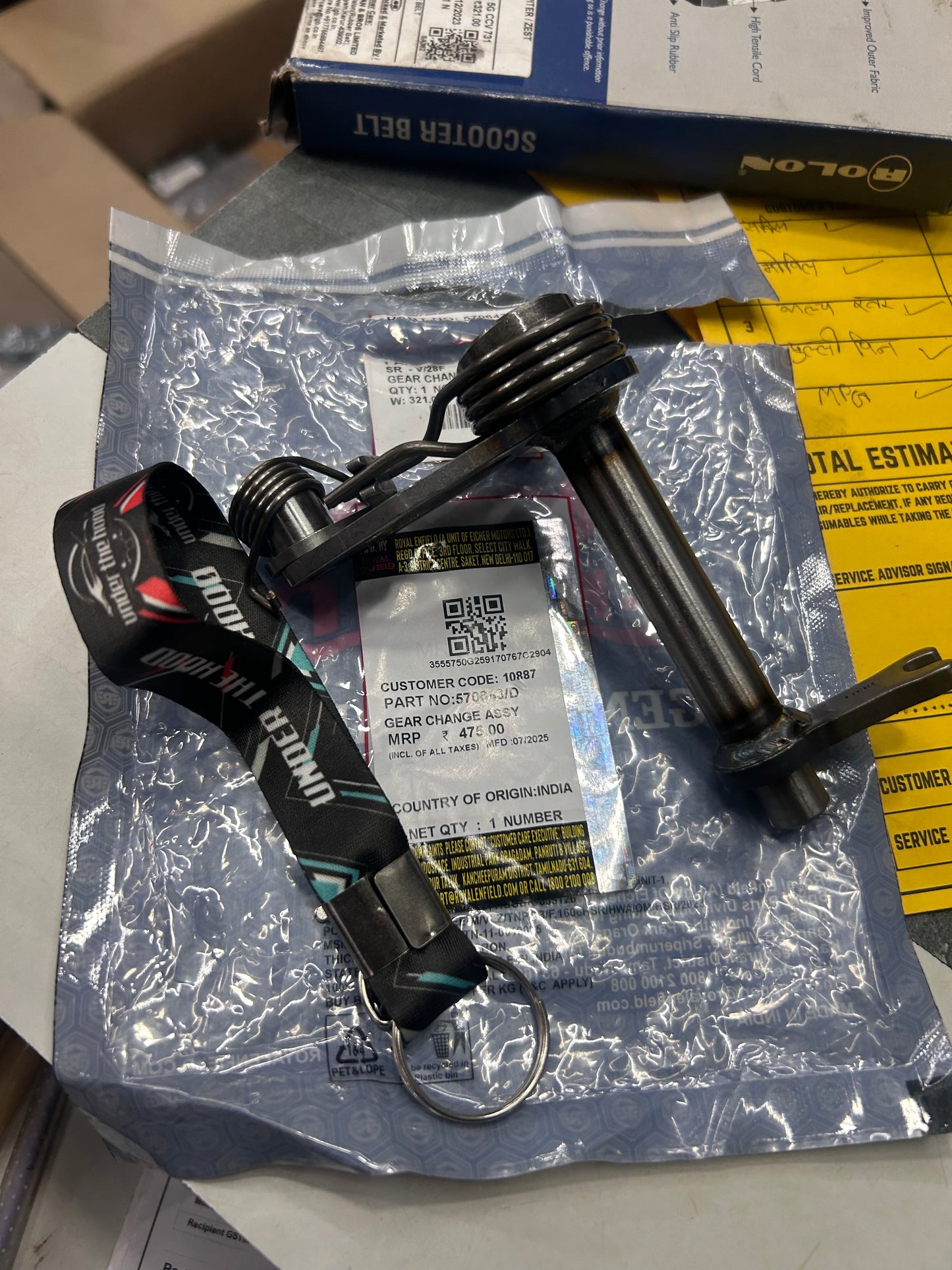 Royal Enfield 570643/D – OEM Gear Change Assembly (Shift Lever + Linkage) for Classic 350, Classic 500, Bullet 350 & Bullet 500 UCE Models