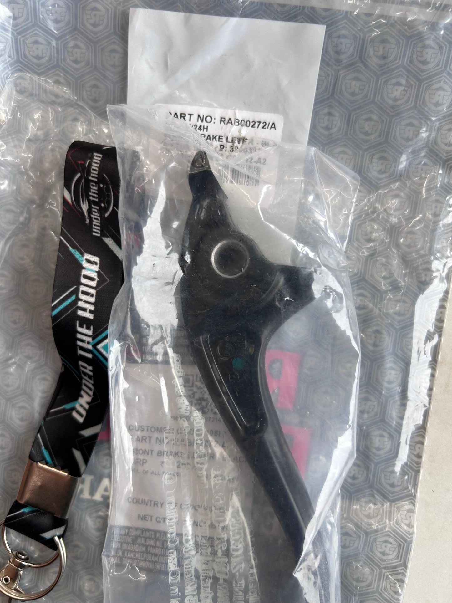 Royal Enfield RAB00272/A Front Brake Lever – Black | Genuine Replacement for Meteor 350, Classic 350 (2021+), and Bullet 350
