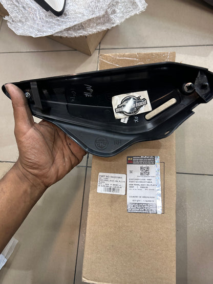 Royal Enfield RAV01149/A – Side Panel Assembly, RH, Playa Black (Playa Black) for Guerrilla 450 – Verify by EPC/VIN – Genuine OEM