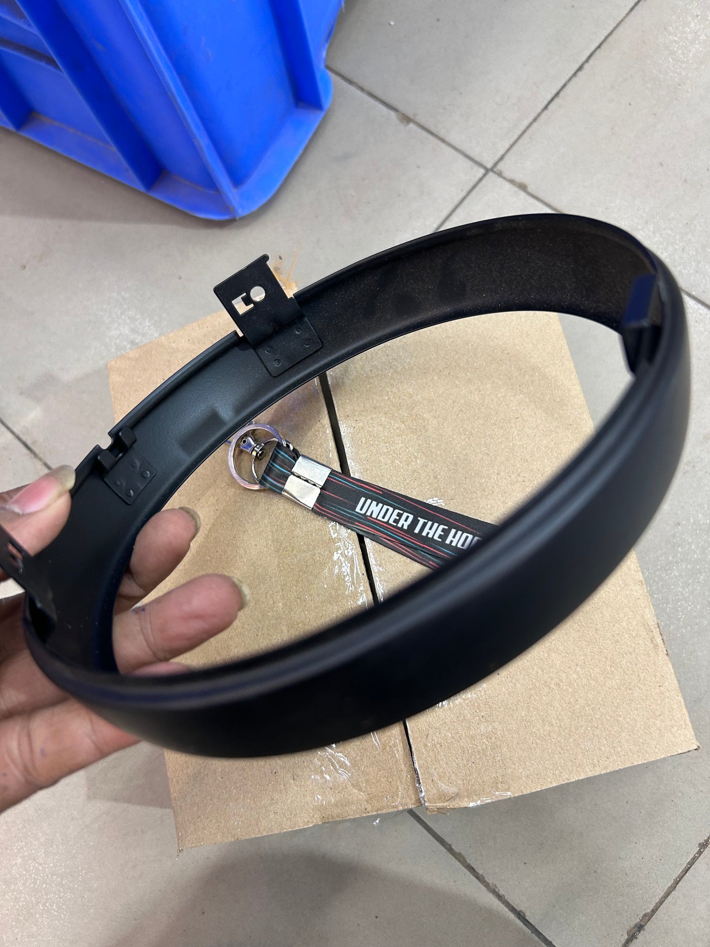 Headlamp Outer Rim (Black Bezel) for Royal Enfield Hunter 350 LED Headlight Only – RAN01331/C