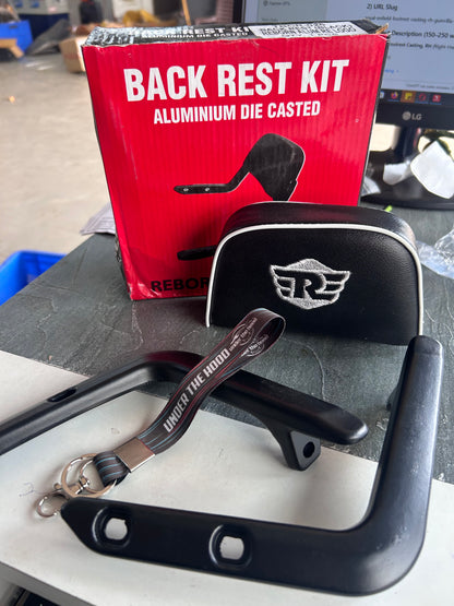 Replica Passenger Backrest for Classic 350 Reborn, Electra & Standard UCE – Comfortable Pillion Support