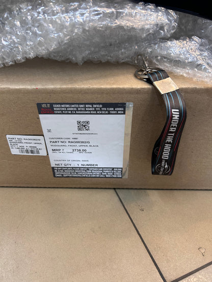 Front Upper Mudguard (Front Fender Upper) – Himalayan 450 Hanle Black – RAG00382/G (Genuine OEM)