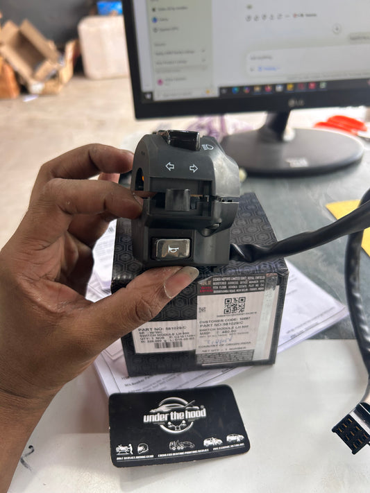 Switch Module LH (Left Handlebar Switch Assembly) for Royal Enfield Classic 500 EFI / Thunderbird 500 / Continental GT 535 – 581029/C (Replaces 581029/A)