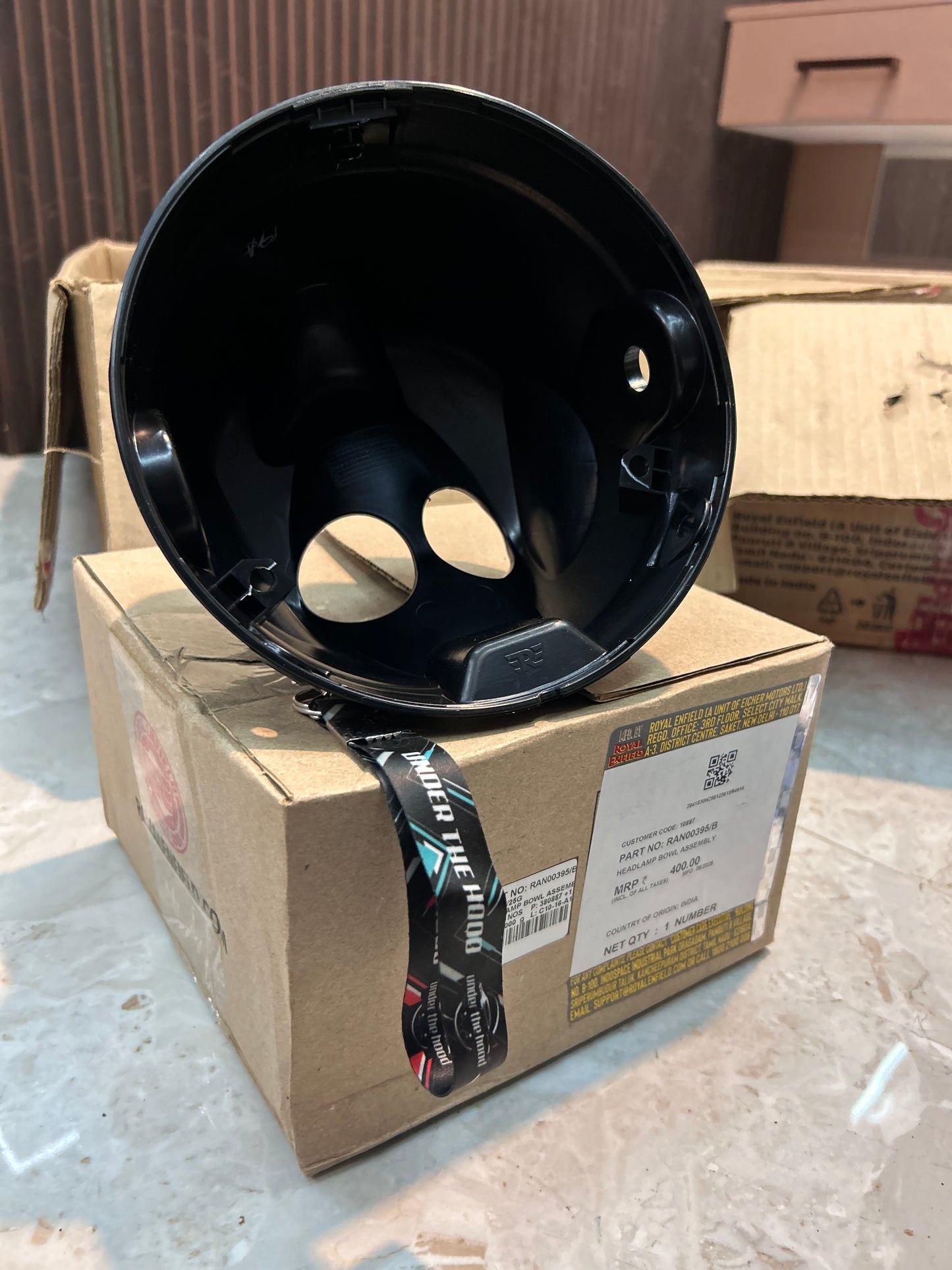 Royal Enfield RAN00395/B – Headlamp Bowl Assembly | Hunter 350 Dapper / Rebel / Factory (OEM