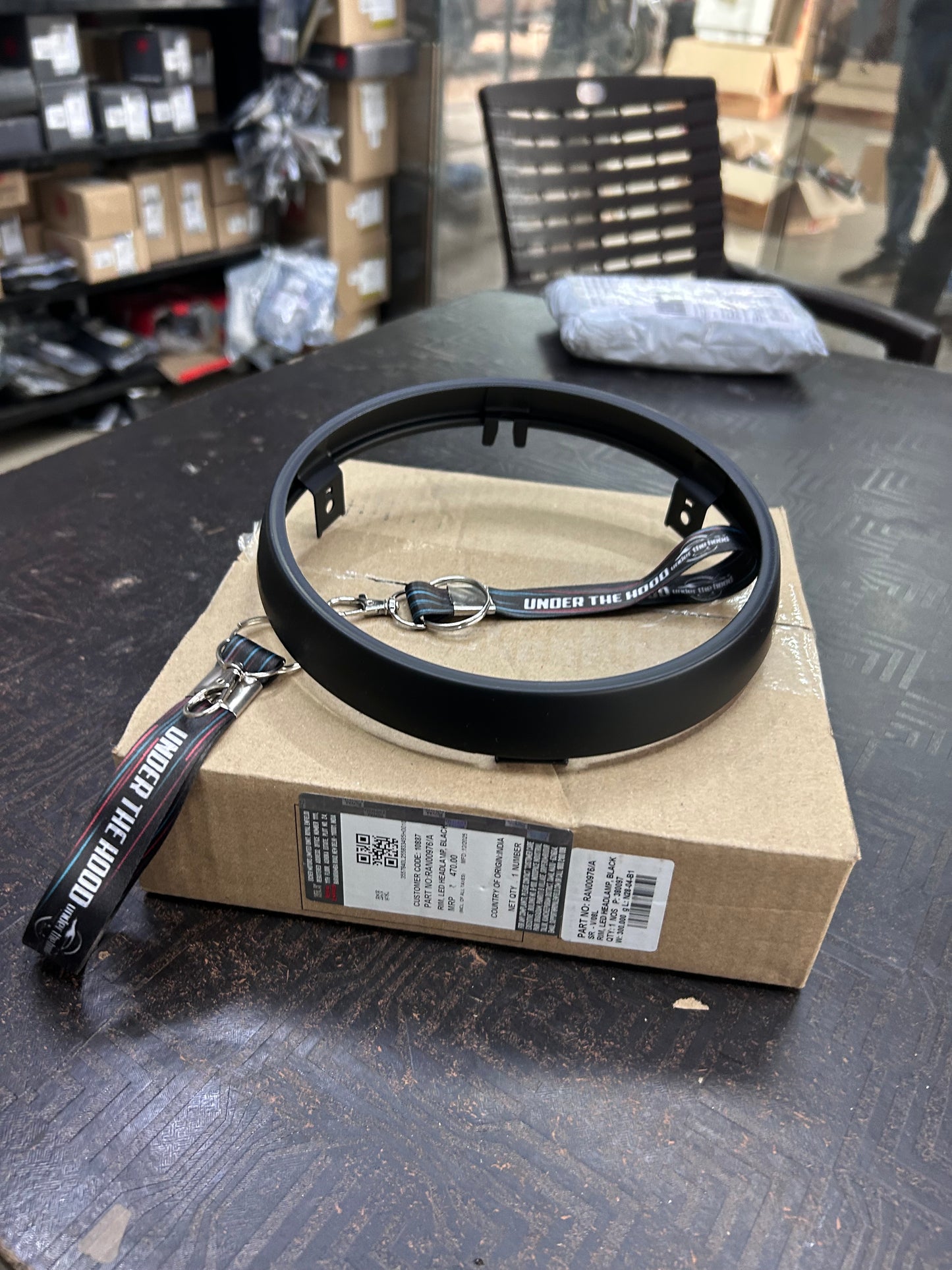 Royal Enfield RAN00976/A – Rim, LED Headlamp, Black for Scram 440 (Genuine OEM)