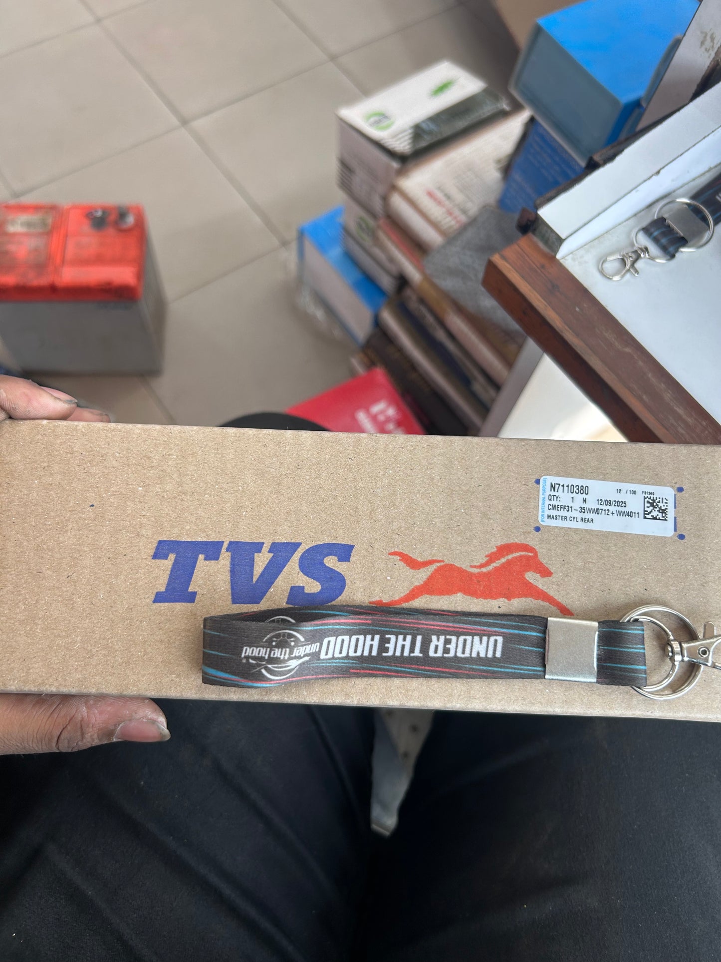 TVS N7110380 Rear Brake Master Cylinder Assembly for Apache RR 310 (BMW 310 R/GS/RR Retrofit ) – Genuine TVS OEM