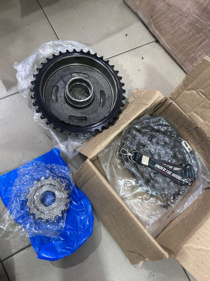 Royal Enfield Old Bullet 350 / Electra 4S-5S O-Ring Chain Sprocket Kit 16T 597275