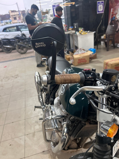 Royal Enfield Replica Bar End Mirror – Universal Fit for Classic, Interceptor, Meteor & More