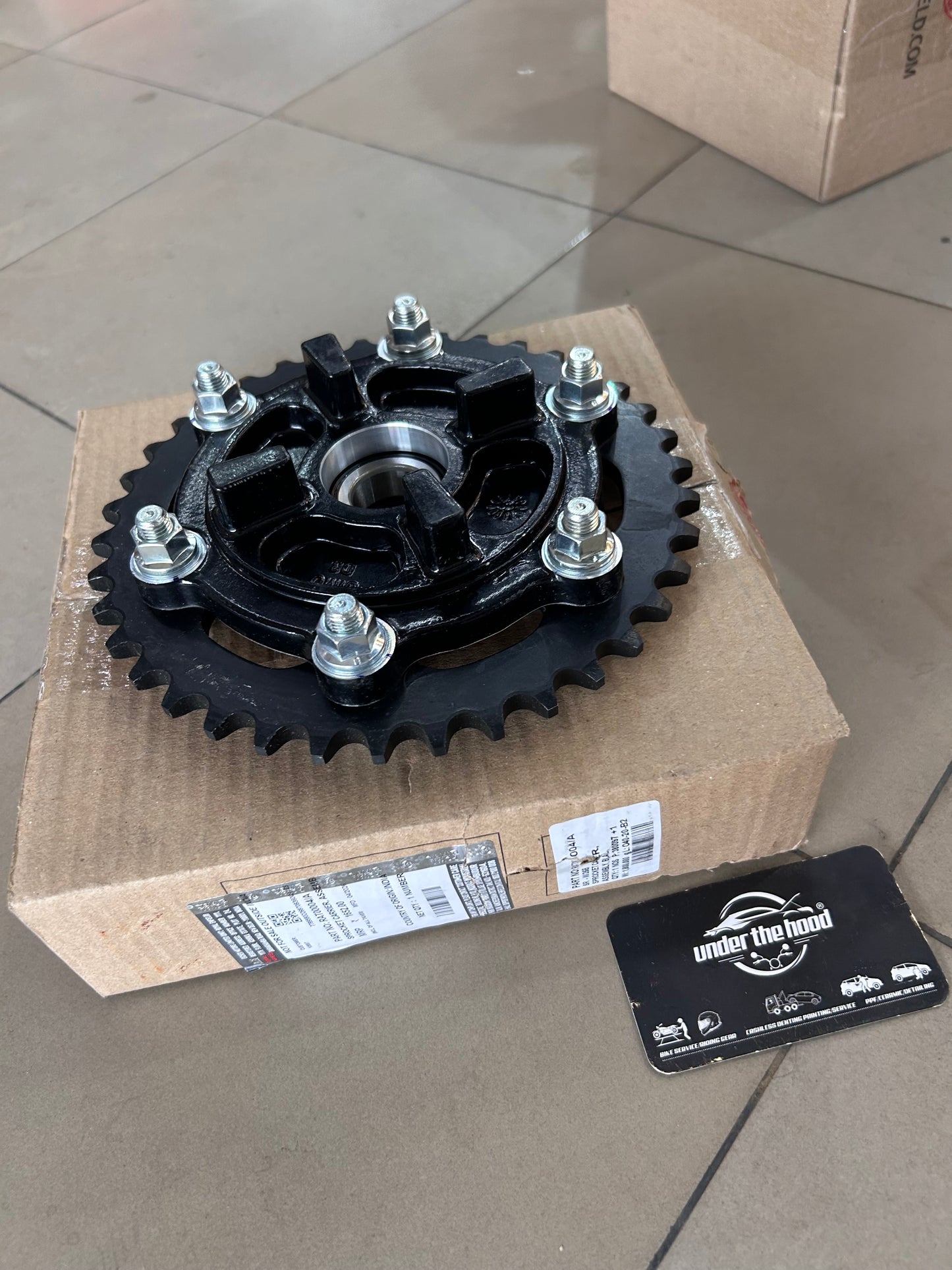 Royal Enfield Black Sprocket Carrier RAT00004/A for Interceptor 650 & Continental GT 650