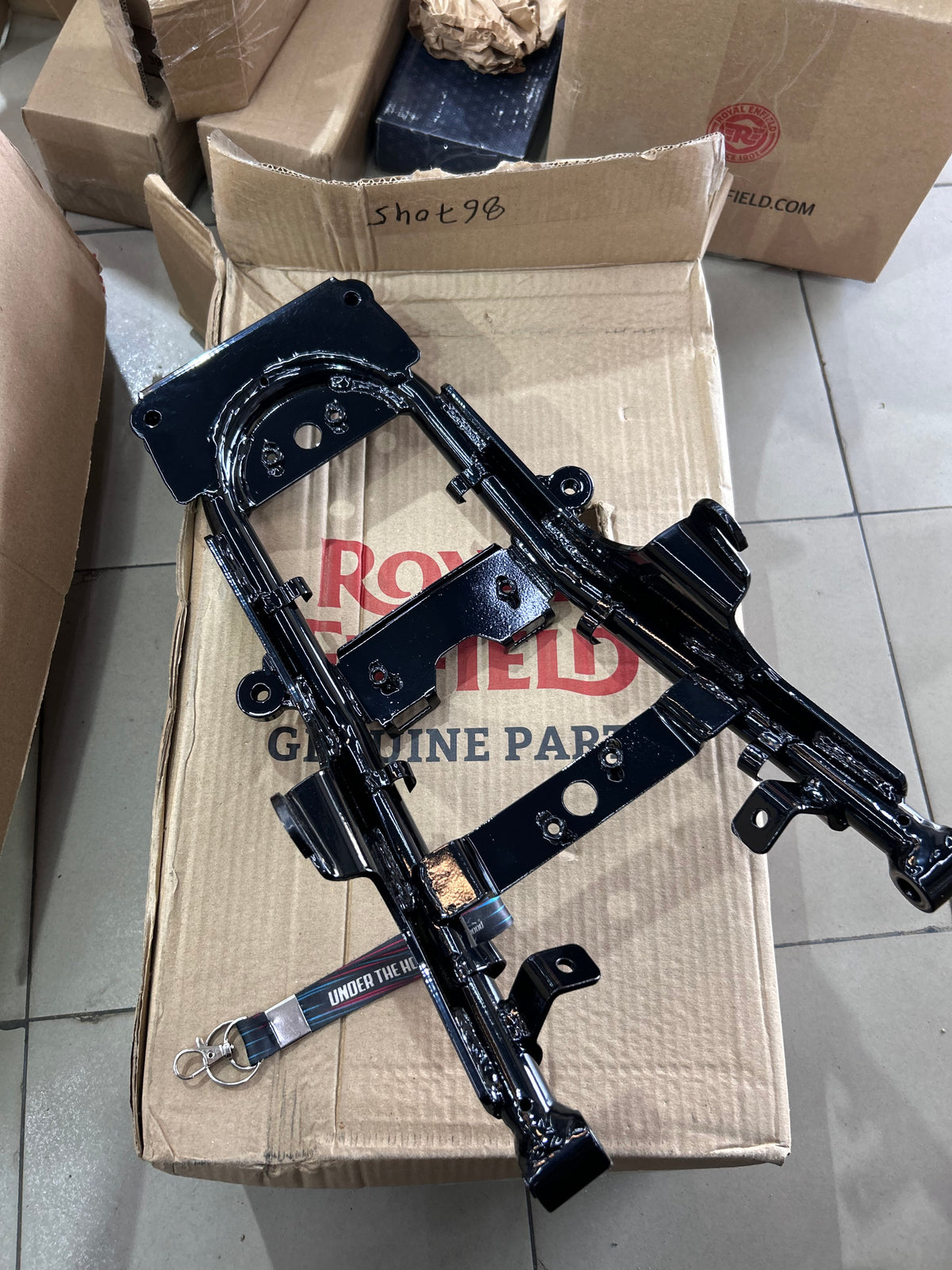 Royal Enfield Thunderbird 350 & 500 Black Rear Seat Subframe – Genuine OEM – 867045