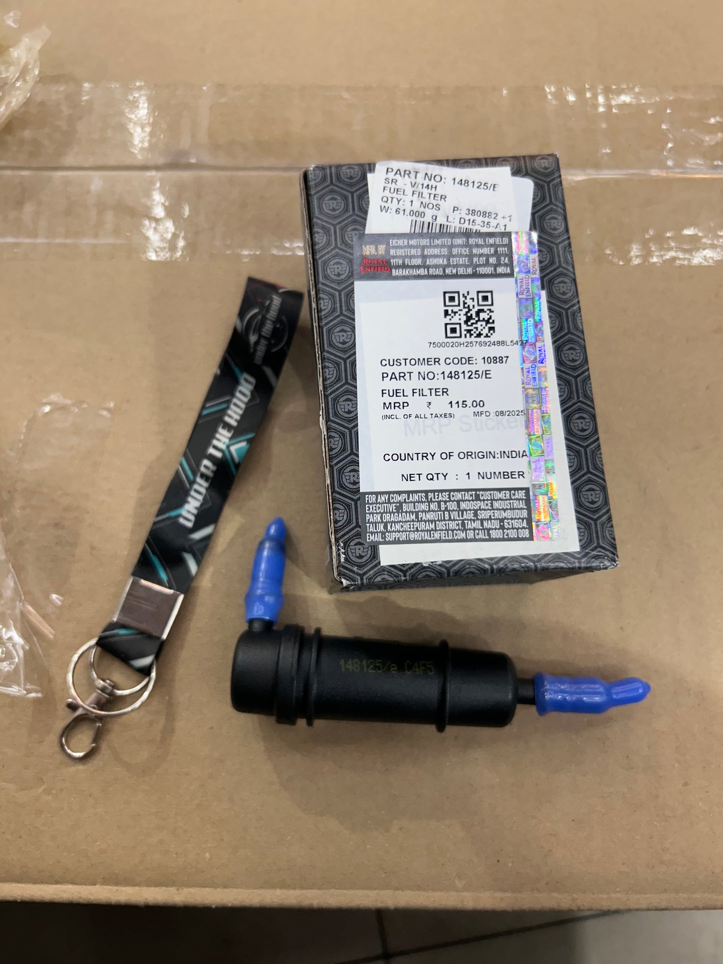 Royal Enfield Fuel Filter (148125/E) – OEM for Interceptor 650 & Continental GT 650