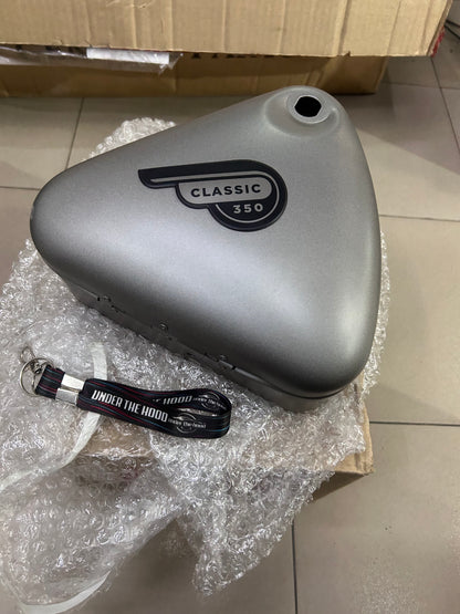 Royal Enfield Classic 350 UCE Gun Grey BS4 RH Air Filter Box Assembly with Sticker 810058