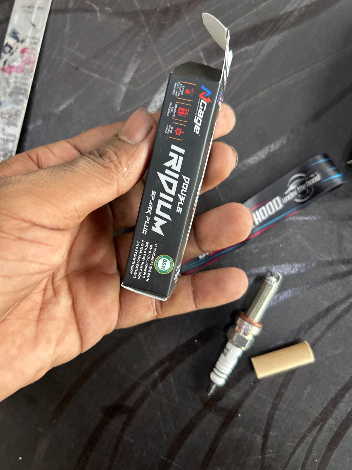 NGage BN8RTIIA-9 Double Iridium Spark Plug – Royal Enfield Himalayan 450, Guerrilla 450 & Hero Xpulse 200 4V / Pro