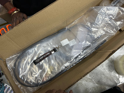 Black Touring Handlebar Kit (Comfort Handlebar) for Goan Classic 350 / Classic 350 (Reborn J-Series) / New Bullet 350 – KXA00800 (Includes Extended Cables)