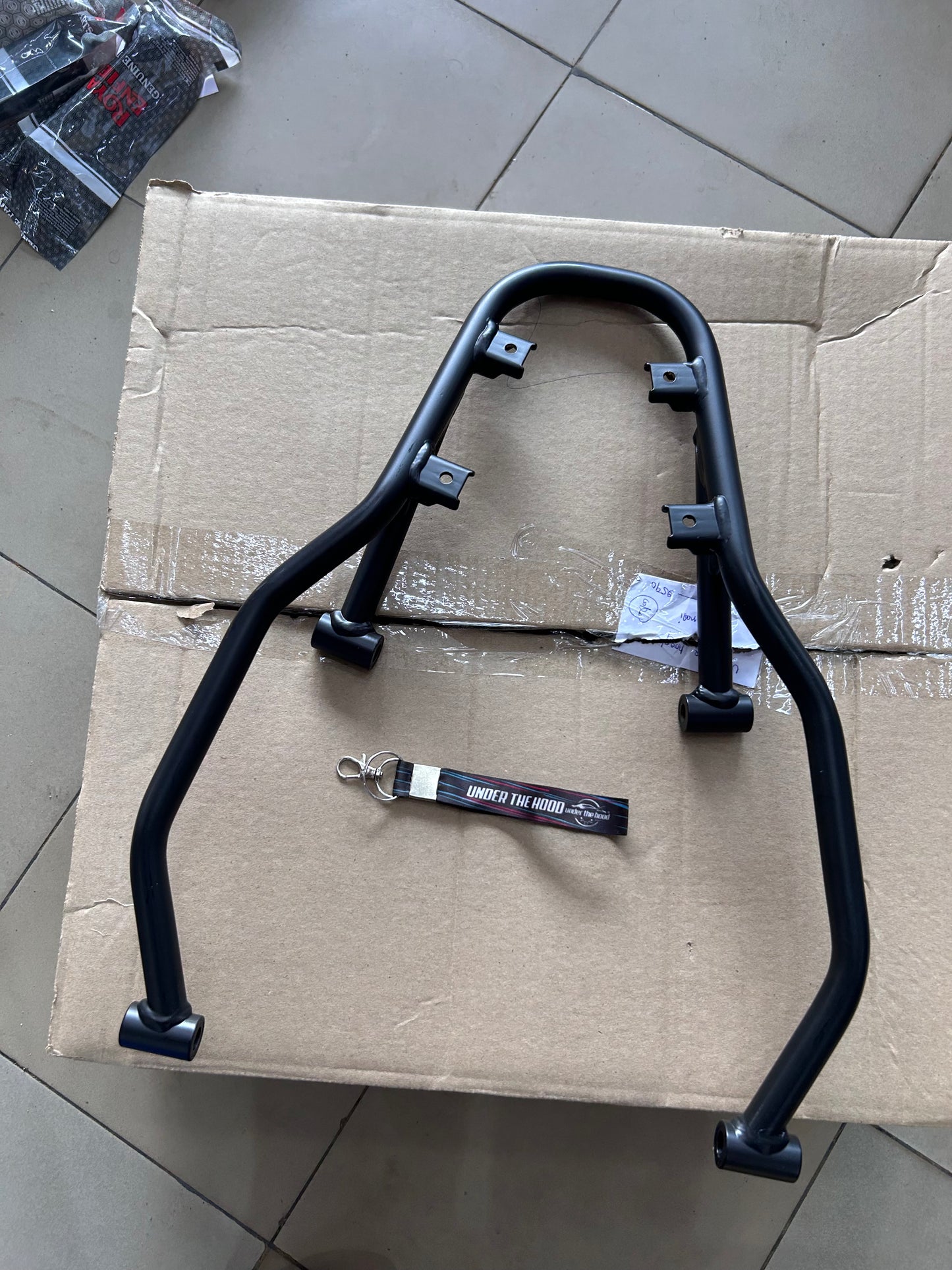 Royal Enfield Himalayan 450 Black Rear Grab Rail Assembly RAU00387/A