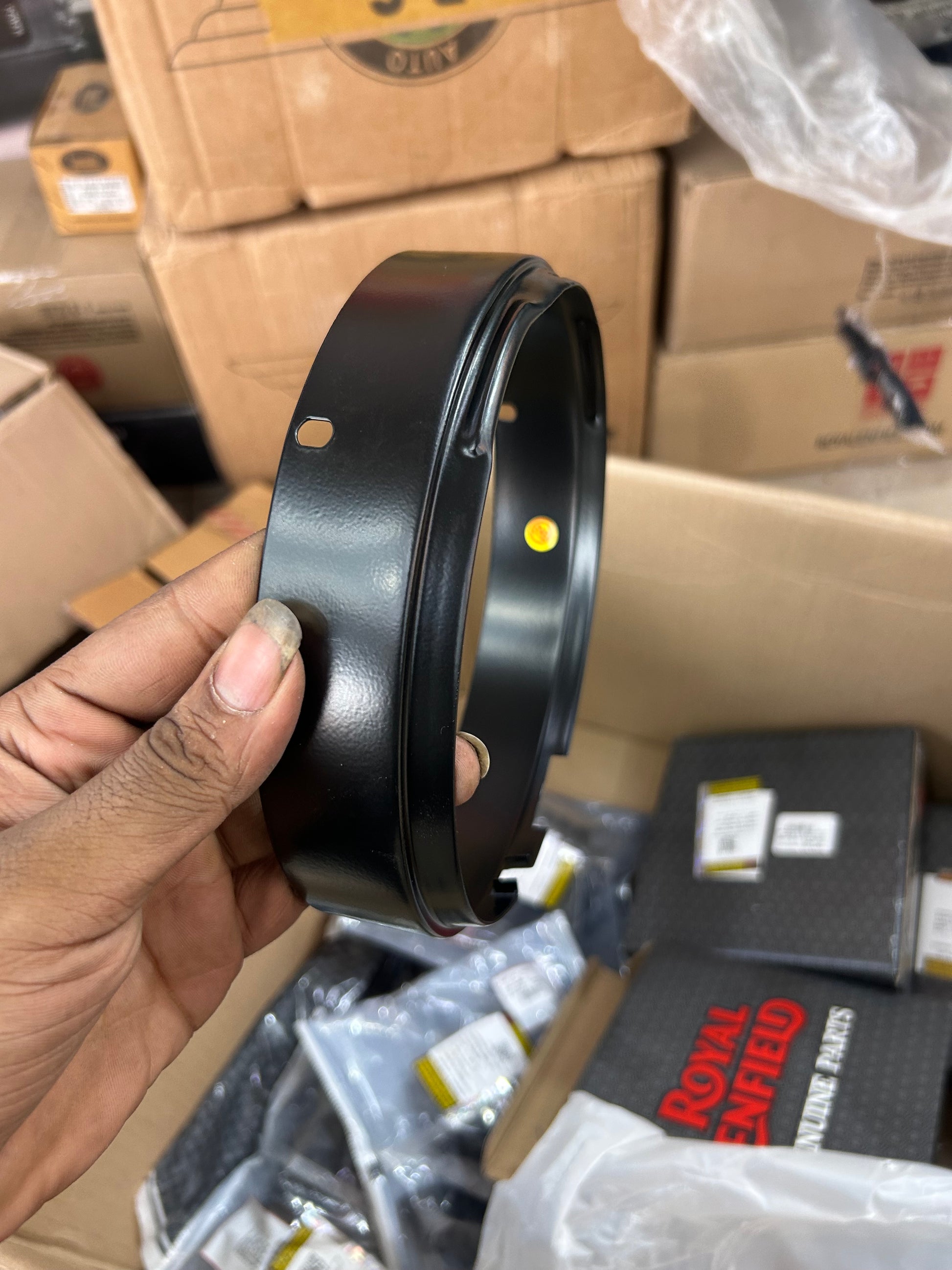 Royal Enfield Headlamp Inner Rim 1040739/A – Black – UNDER THE HOOD