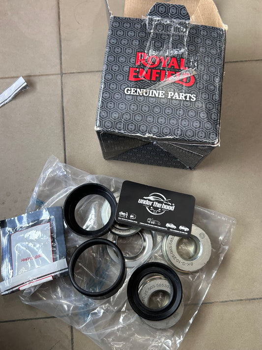 Royal Enfield Continental GT 535 Steering Ball Race Kit with Cover – Genuine OEM 888269